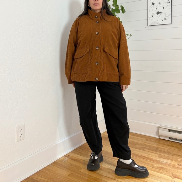 Bagatelle corduroy high neck chunky jacket - Picture 3 of 6